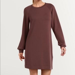 Long Sleeve Fleece Sweatshirt Dress NWTs